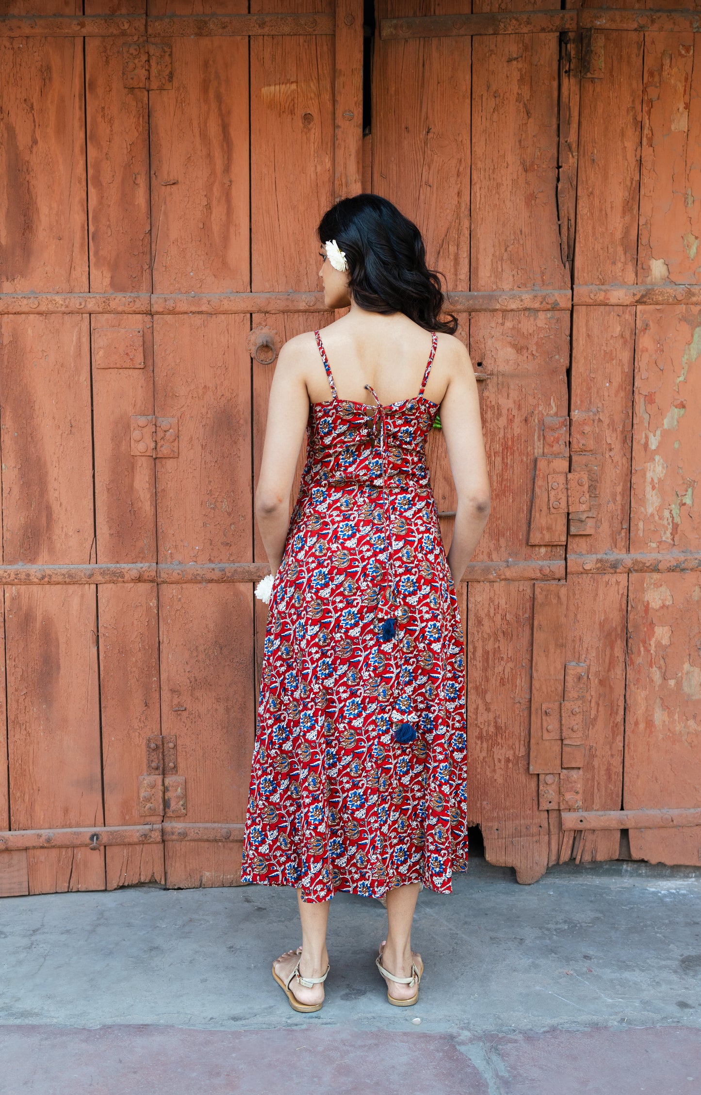 Crimson Maxi Dress