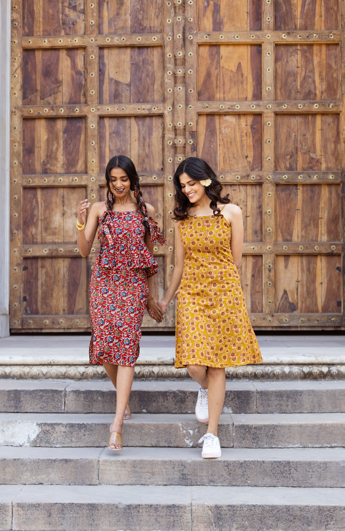 Crimson Coord Skirt Set