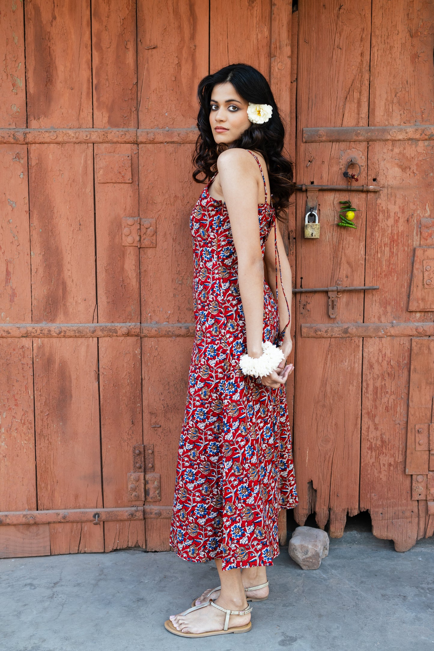 Crimson Maxi Dress