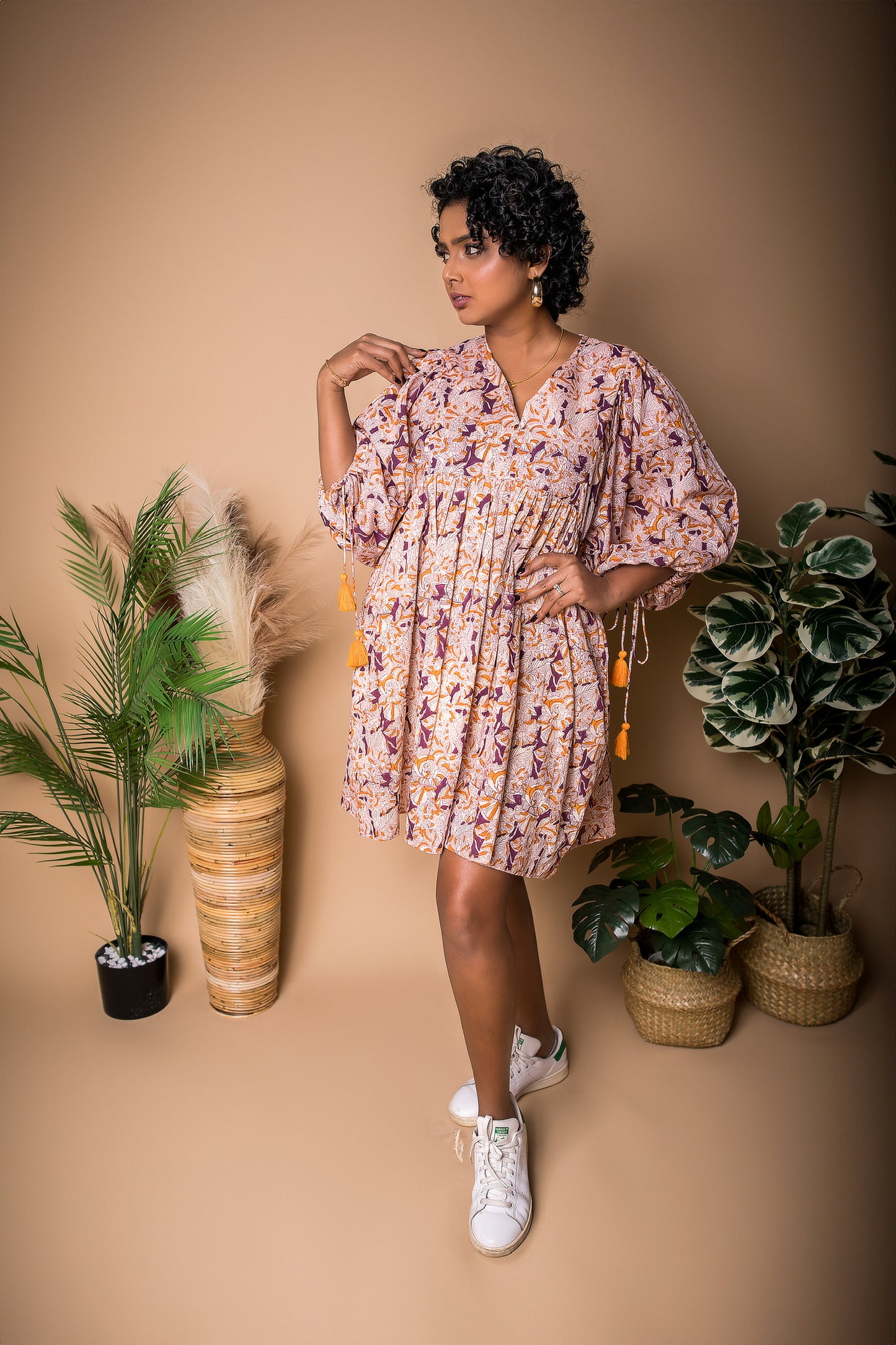 Pushpa Smock Mini Dress