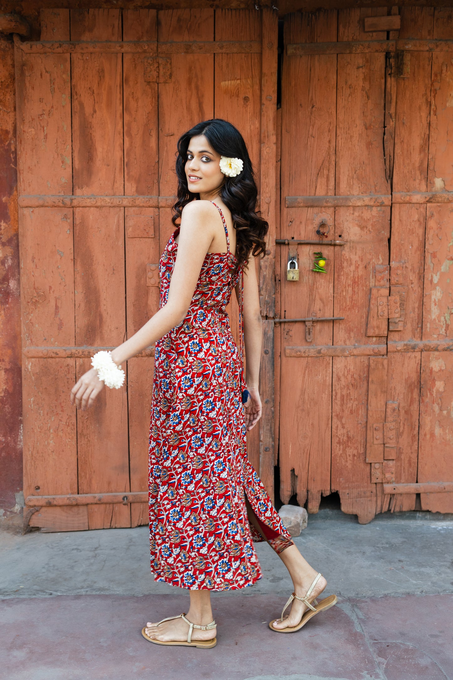 Crimson Maxi Dress